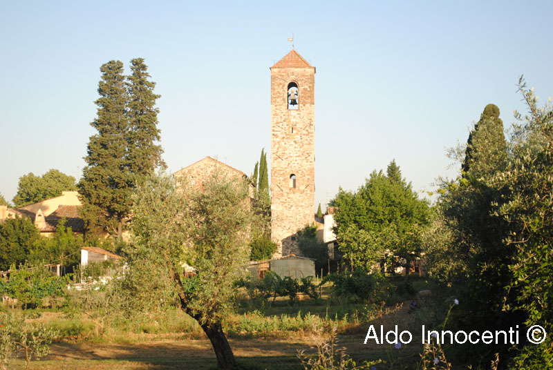 PIEVE DI S. PIETRO A RIPOLI: ABSIDE E CAMPANILE 2' IMMAGINE